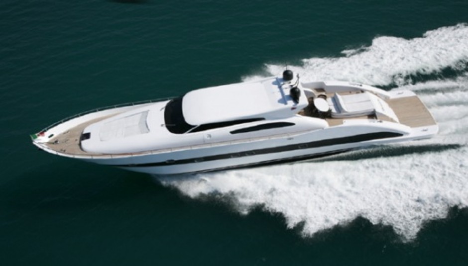 New arrival at Sea Independent M/Y TECNOMAR VELVET 90HT “MARACANA“